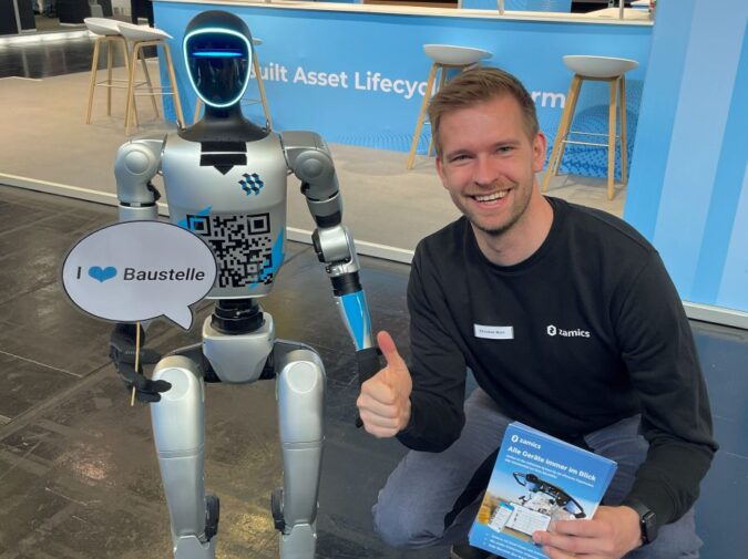 Christian und der Roboter I Love Baustelle